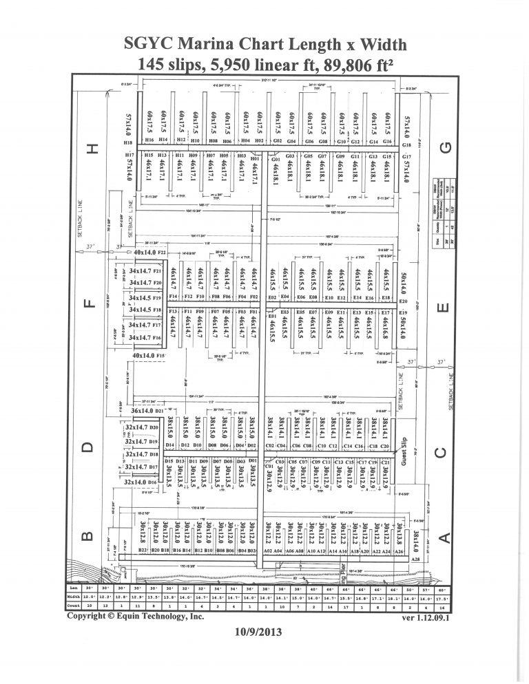 san diego yacht club slip map