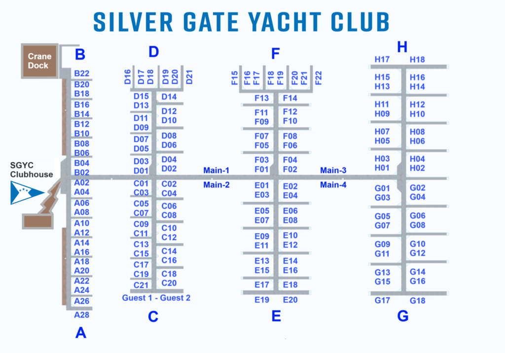 SGYC Dock Layout